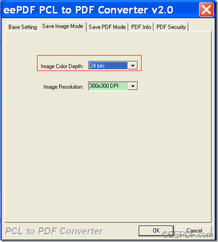 convert PCL to image with  EEPDF PCL to PDF Converter