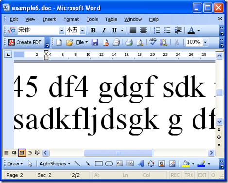 Word file previewed automatically