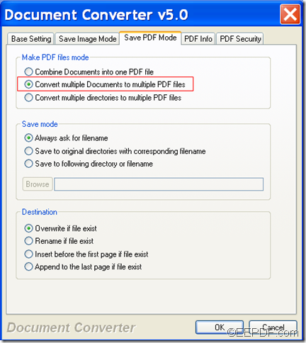 convert HTML, Word,etc. documents to PDF with EEPDF Document Converter Professional