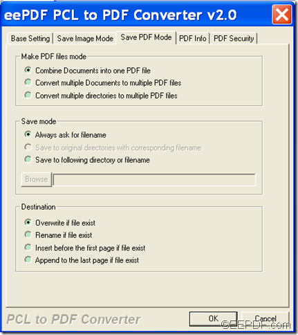 convert PCL to PDF with  EEPDF PCL to PDF Converter